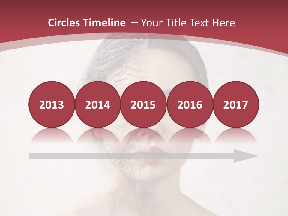 Lady Human Grandparent PowerPoint Template