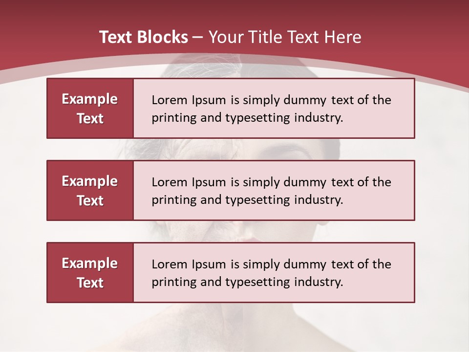 Lady Human Grandparent PowerPoint Template