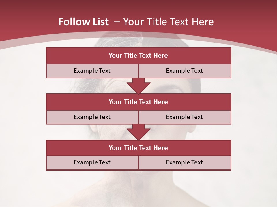 Lady Human Grandparent PowerPoint Template