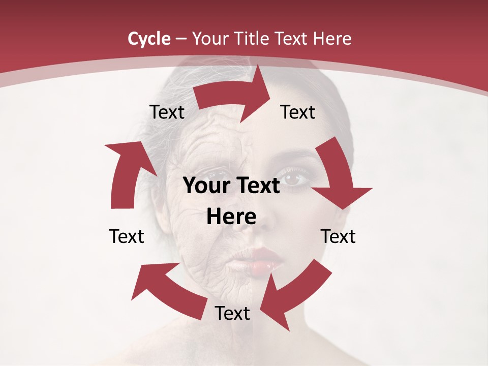 Lady Human Grandparent PowerPoint Template