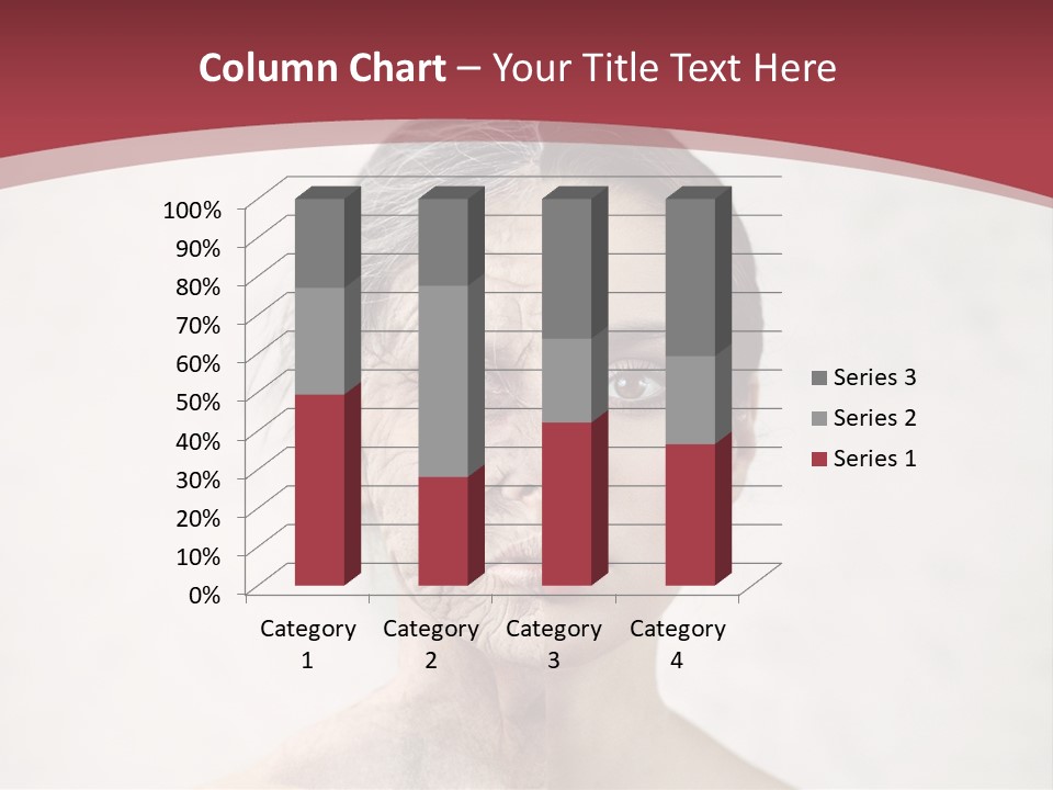 Lady Human Grandparent PowerPoint Template