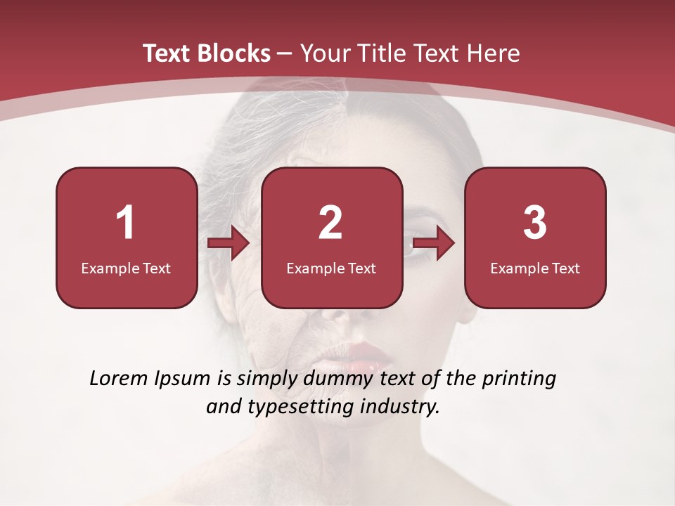 Lady Human Grandparent PowerPoint Template