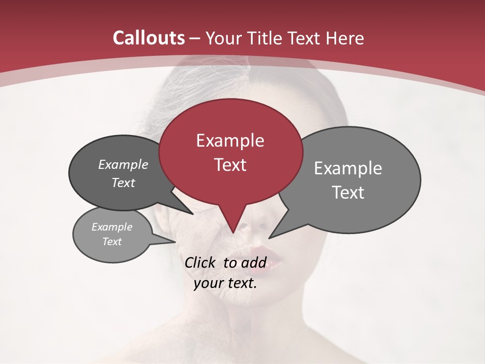 Lady Human Grandparent PowerPoint Template