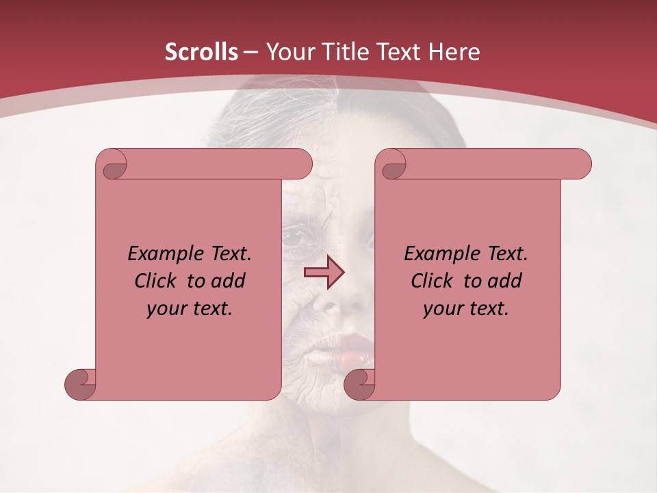 Lady Human Grandparent PowerPoint Template
