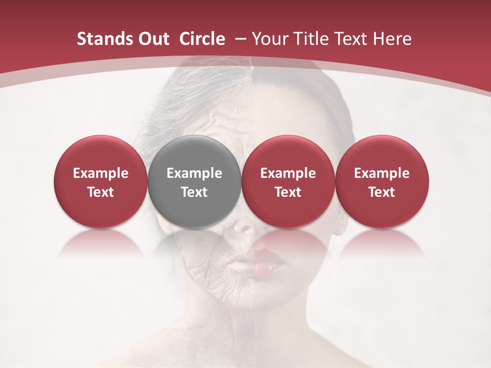 Lady Human Grandparent PowerPoint Template