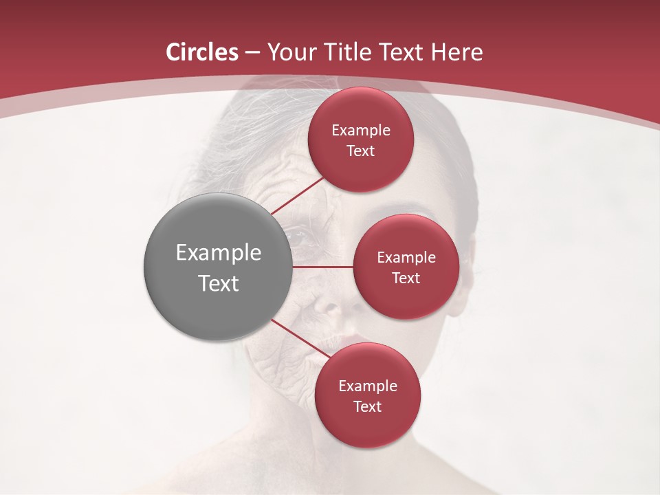 Lady Human Grandparent PowerPoint Template