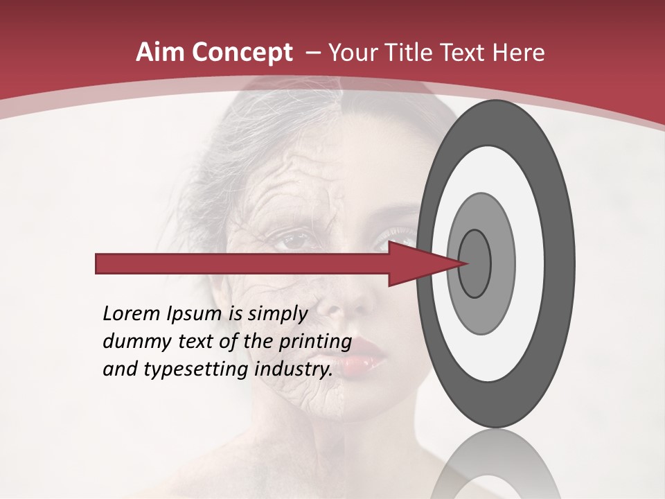 Lady Human Grandparent PowerPoint Template