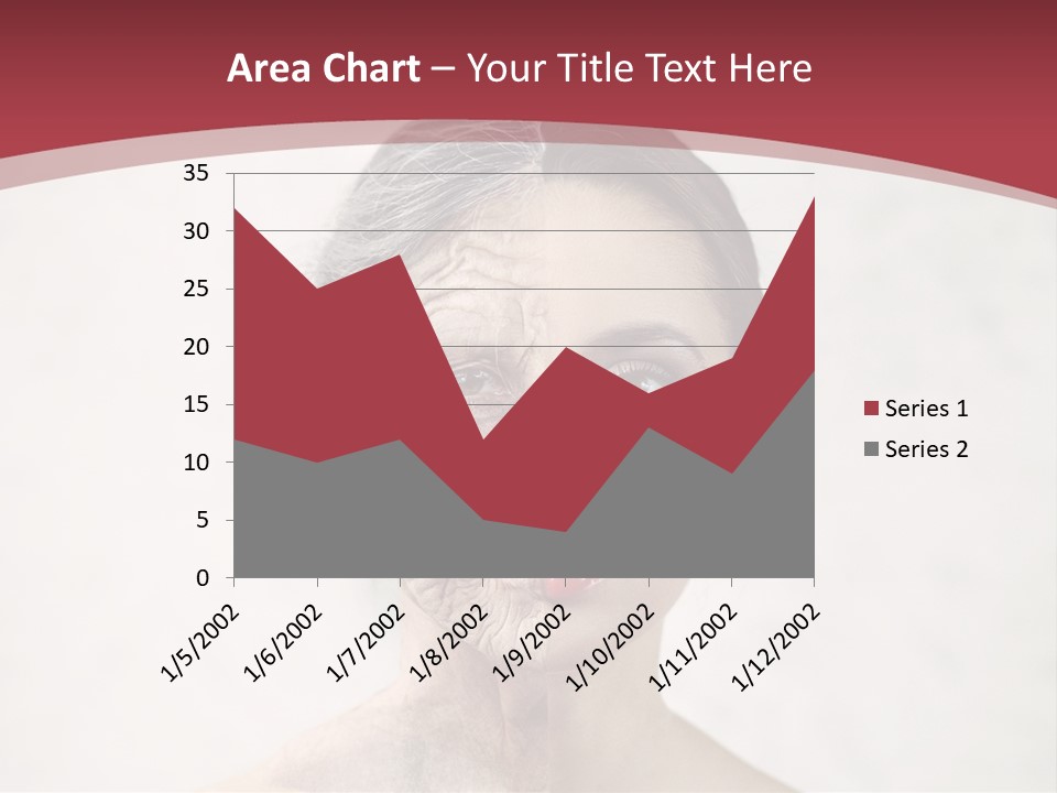 Lady Human Grandparent PowerPoint Template