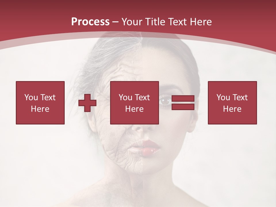 Lady Human Grandparent PowerPoint Template