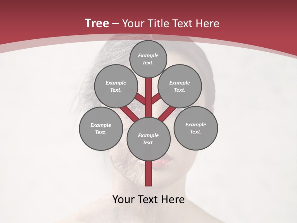 Lady Human Grandparent PowerPoint Template