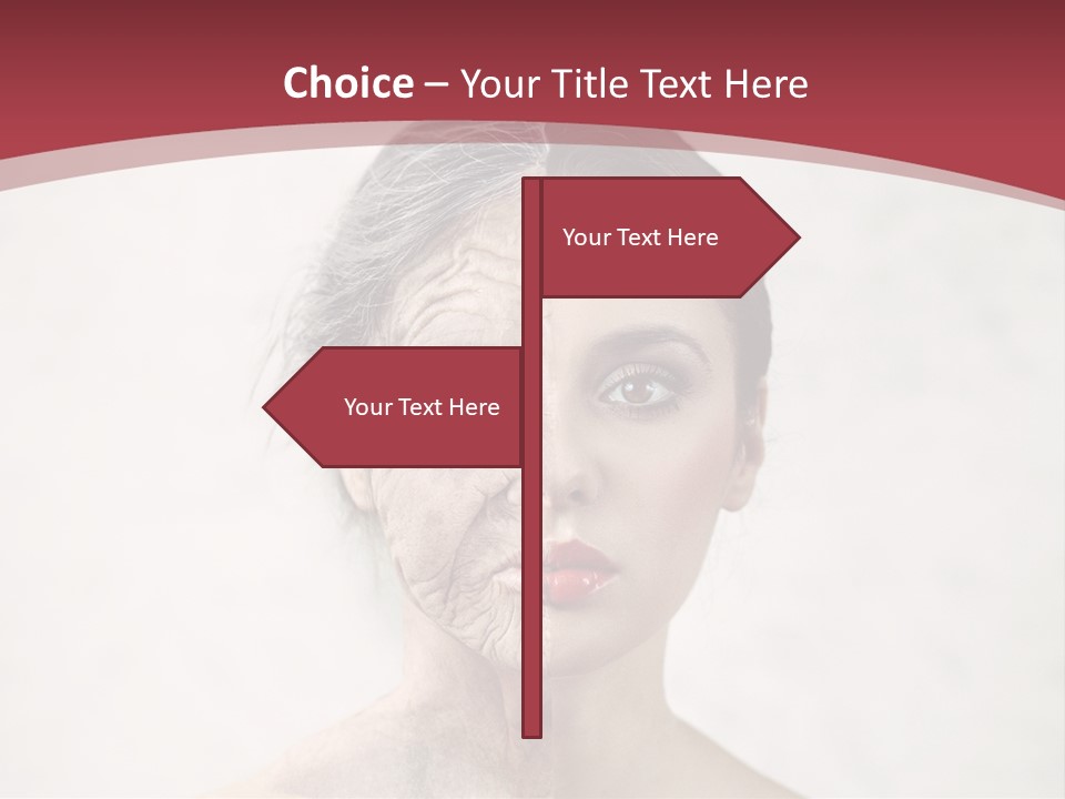 Lady Human Grandparent PowerPoint Template