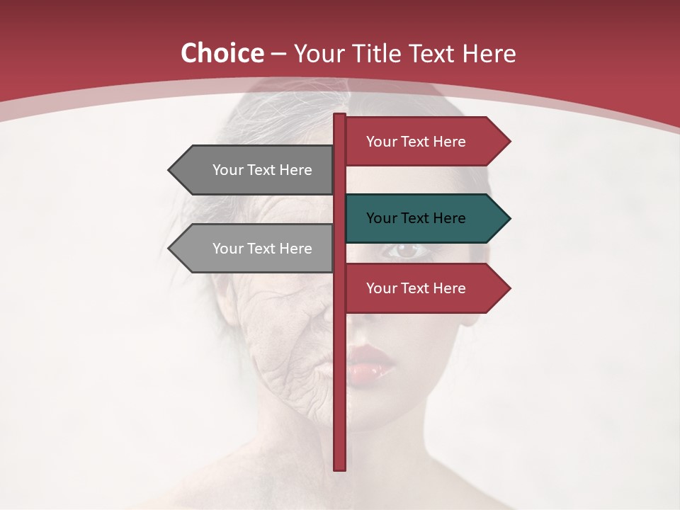 Lady Human Grandparent PowerPoint Template