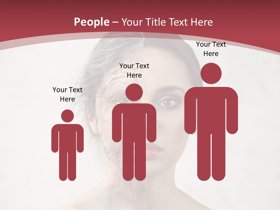 Lady Human Grandparent PowerPoint Template