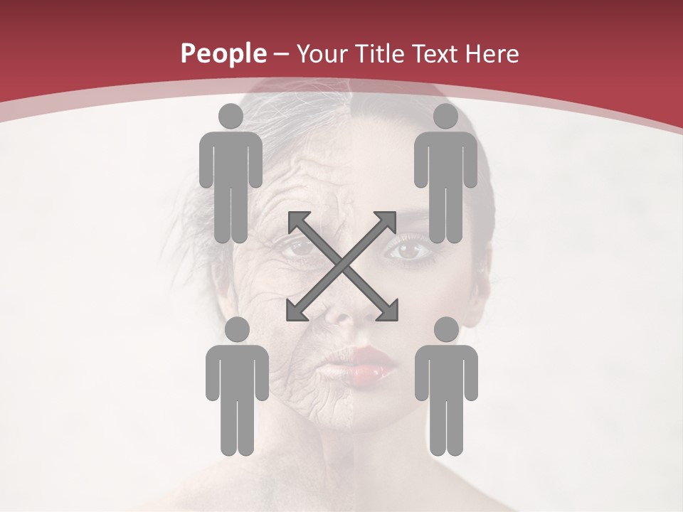 Lady Human Grandparent PowerPoint Template