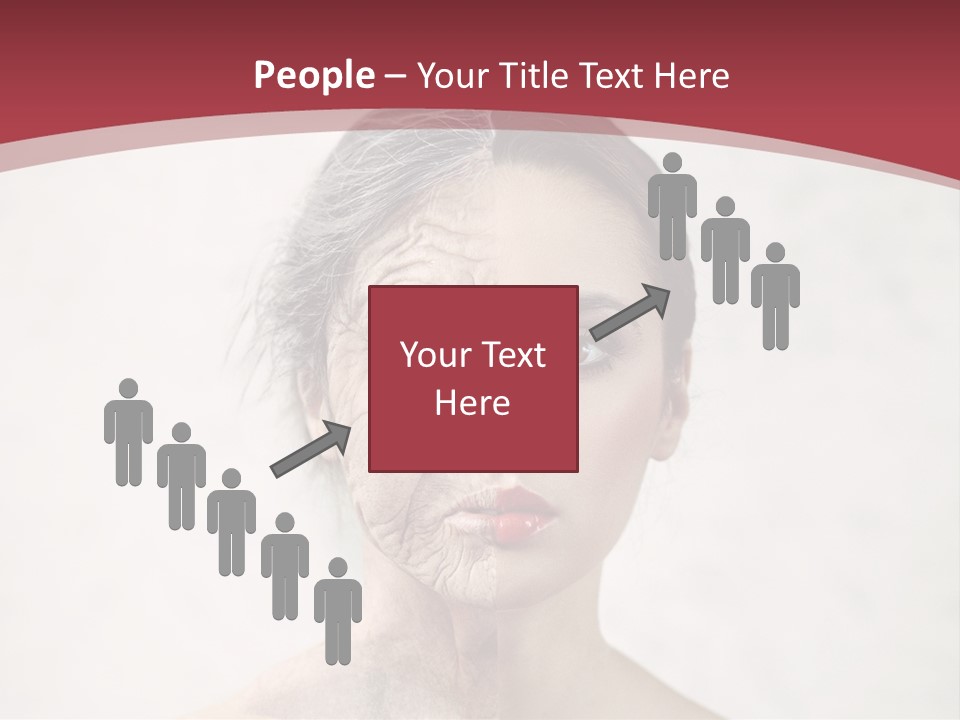 Lady Human Grandparent PowerPoint Template