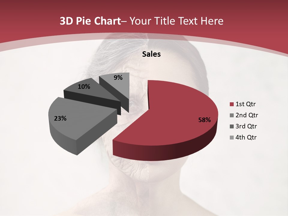 Lady Human Grandparent PowerPoint Template
