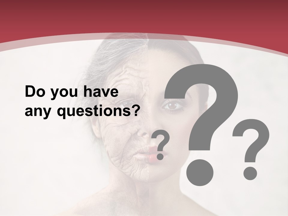 Lady Human Grandparent PowerPoint Template