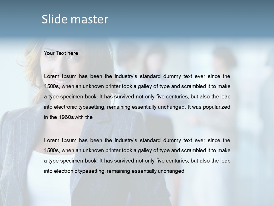 Caucasian Chief Modern PowerPoint Template