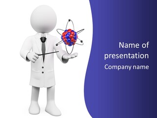 Man Concept Doctor PowerPoint Template