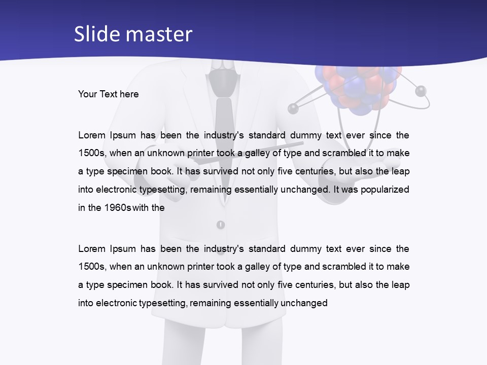 Man Concept Doctor PowerPoint Template