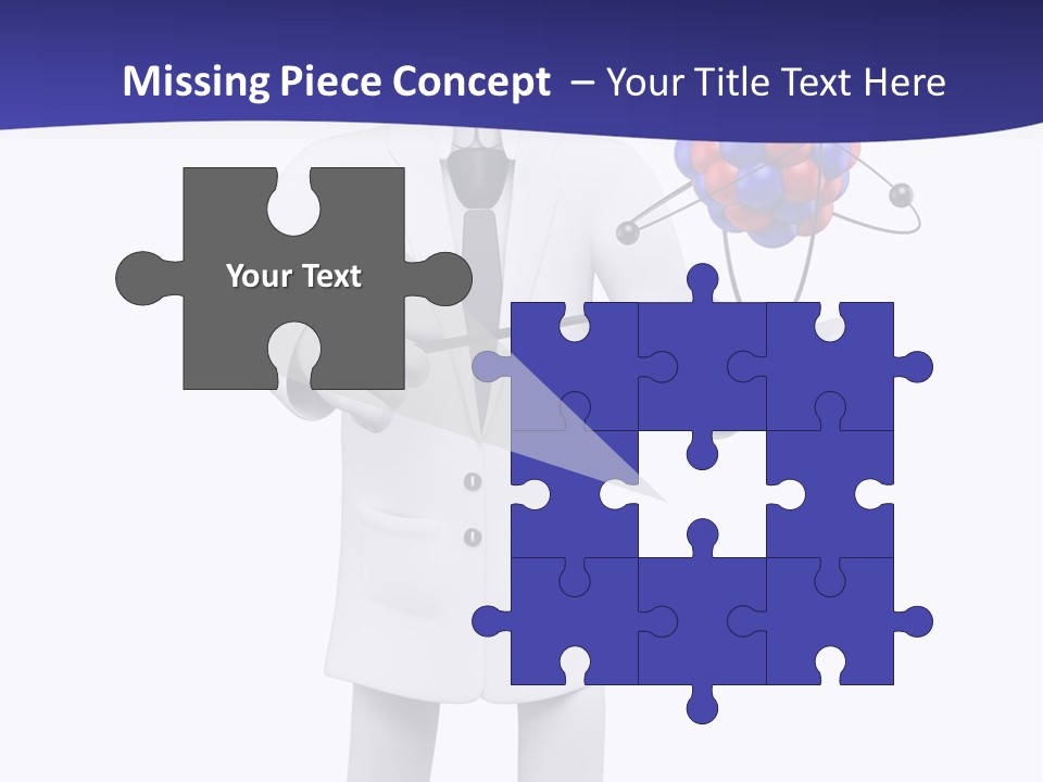 Man Concept Doctor PowerPoint Template