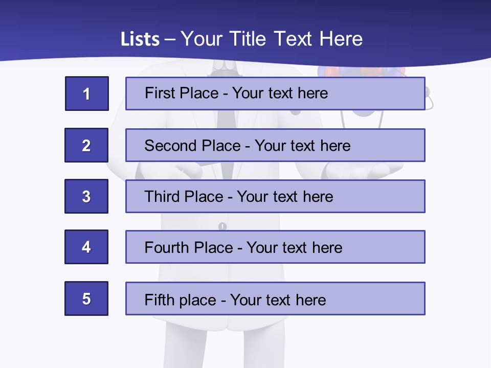 Man Concept Doctor PowerPoint Template