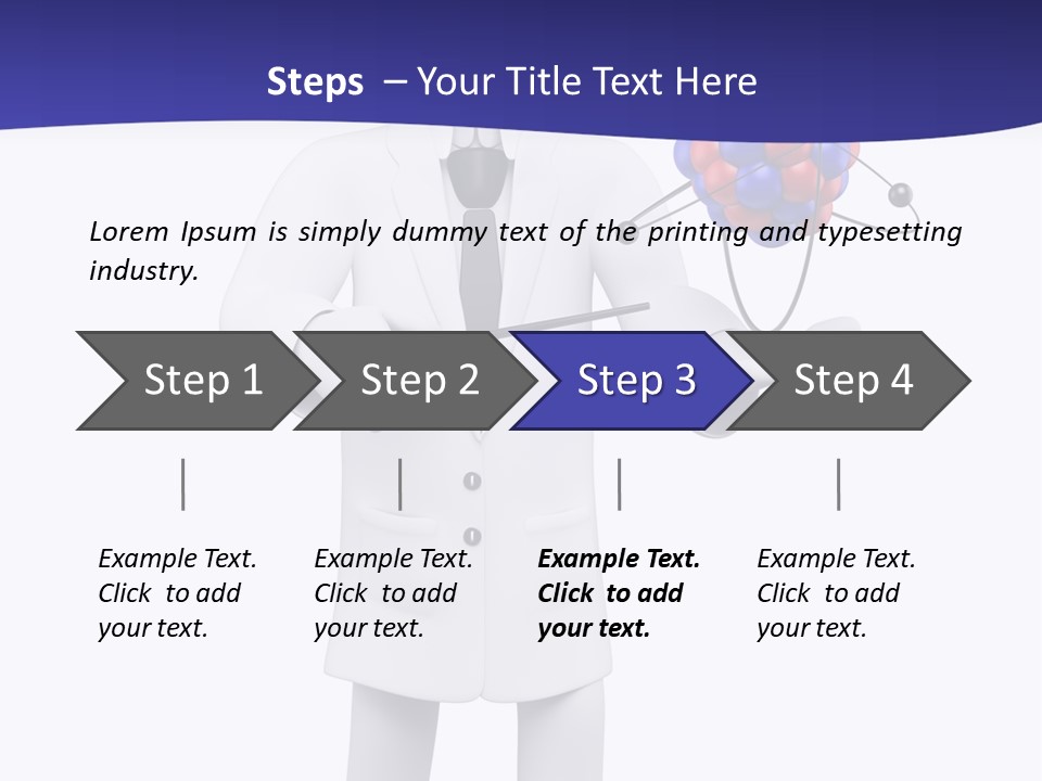 Man Concept Doctor PowerPoint Template