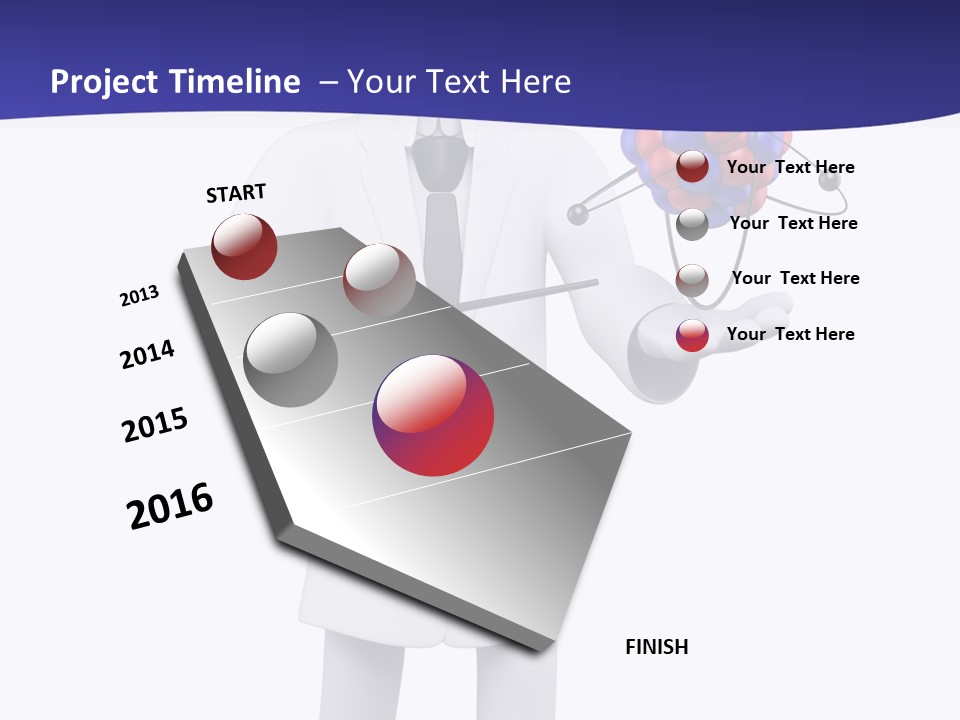 Man Concept Doctor PowerPoint Template
