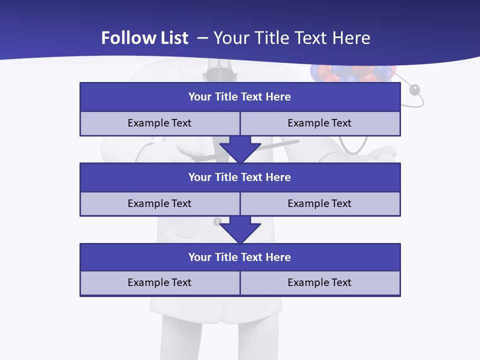 Man Concept Doctor PowerPoint Template
