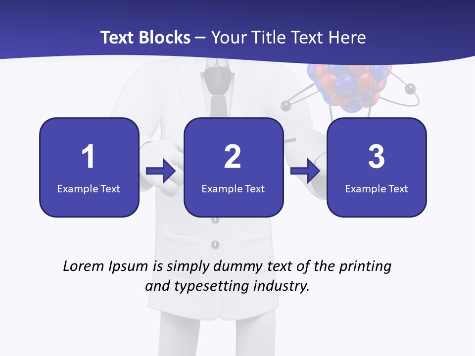 Man Concept Doctor PowerPoint Template