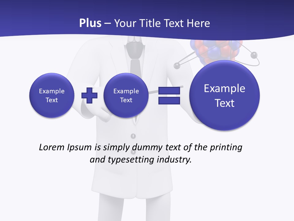 Man Concept Doctor PowerPoint Template