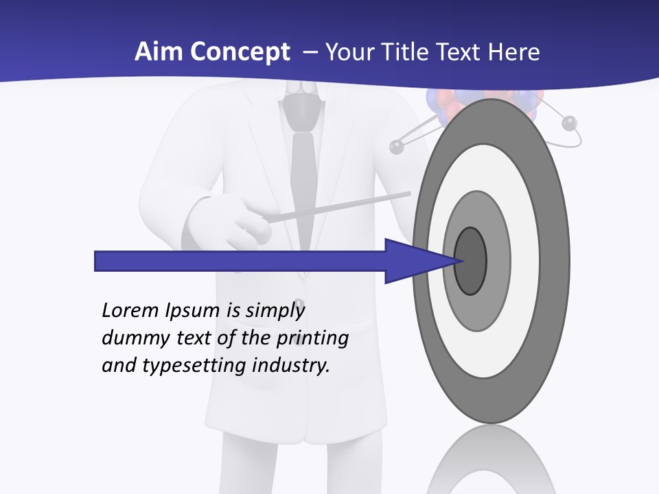 Man Concept Doctor PowerPoint Template
