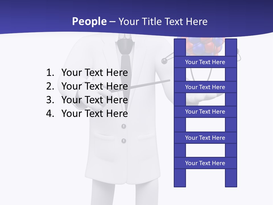Man Concept Doctor PowerPoint Template