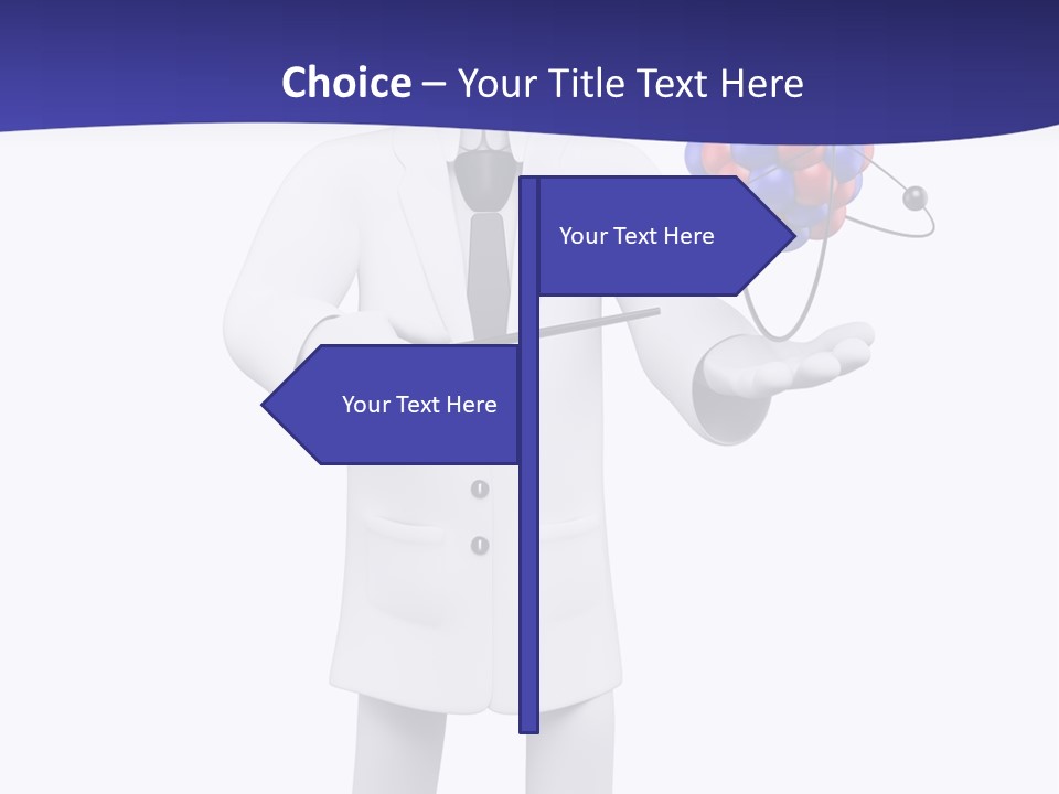 Man Concept Doctor PowerPoint Template
