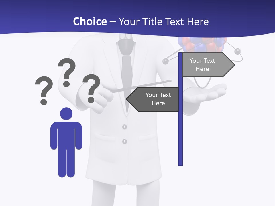 Man Concept Doctor PowerPoint Template