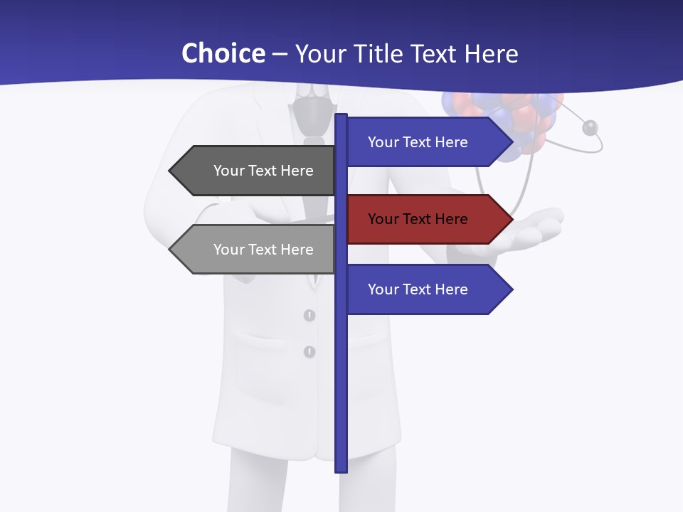 Man Concept Doctor PowerPoint Template