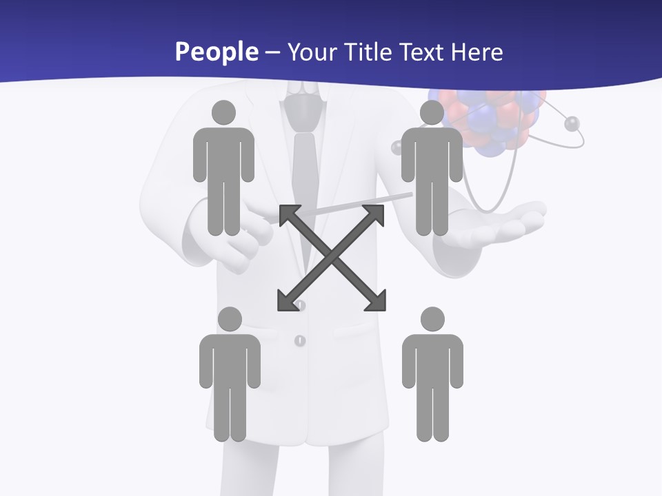 Man Concept Doctor PowerPoint Template