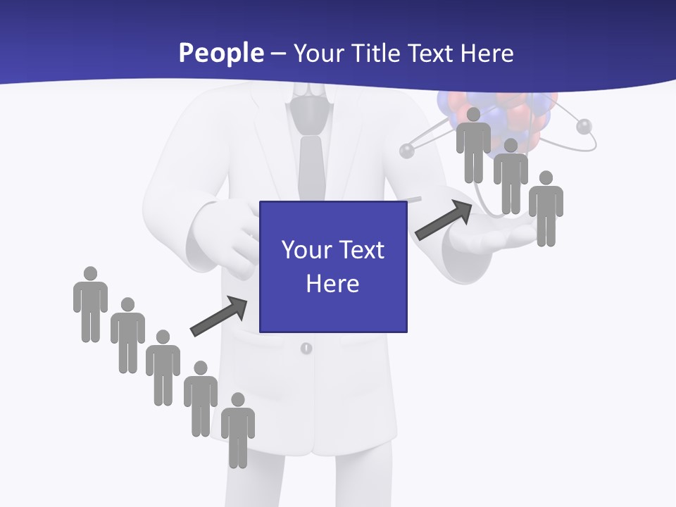 Man Concept Doctor PowerPoint Template