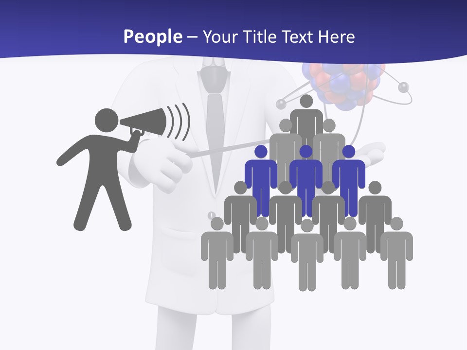 Man Concept Doctor PowerPoint Template