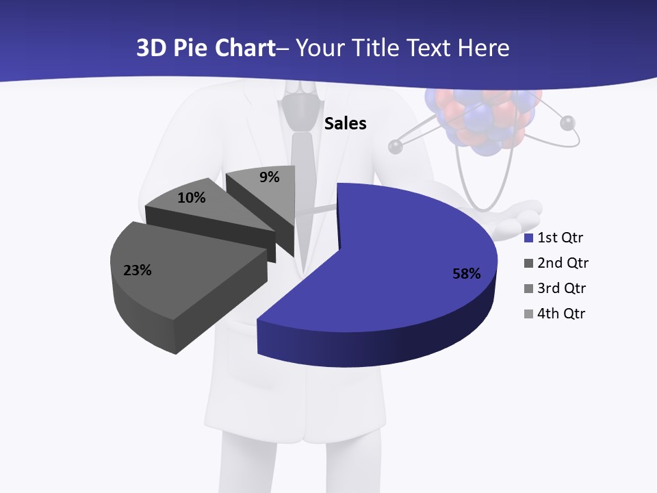 Man Concept Doctor PowerPoint Template