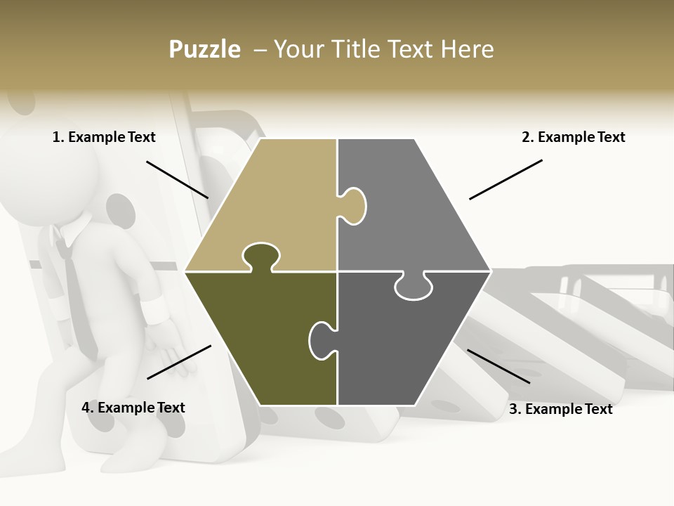 Image Chain Illustration PowerPoint Template