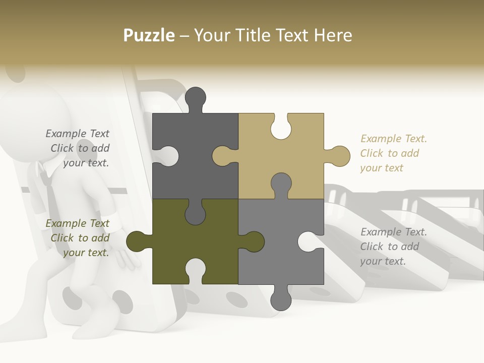 Image Chain Illustration PowerPoint Template