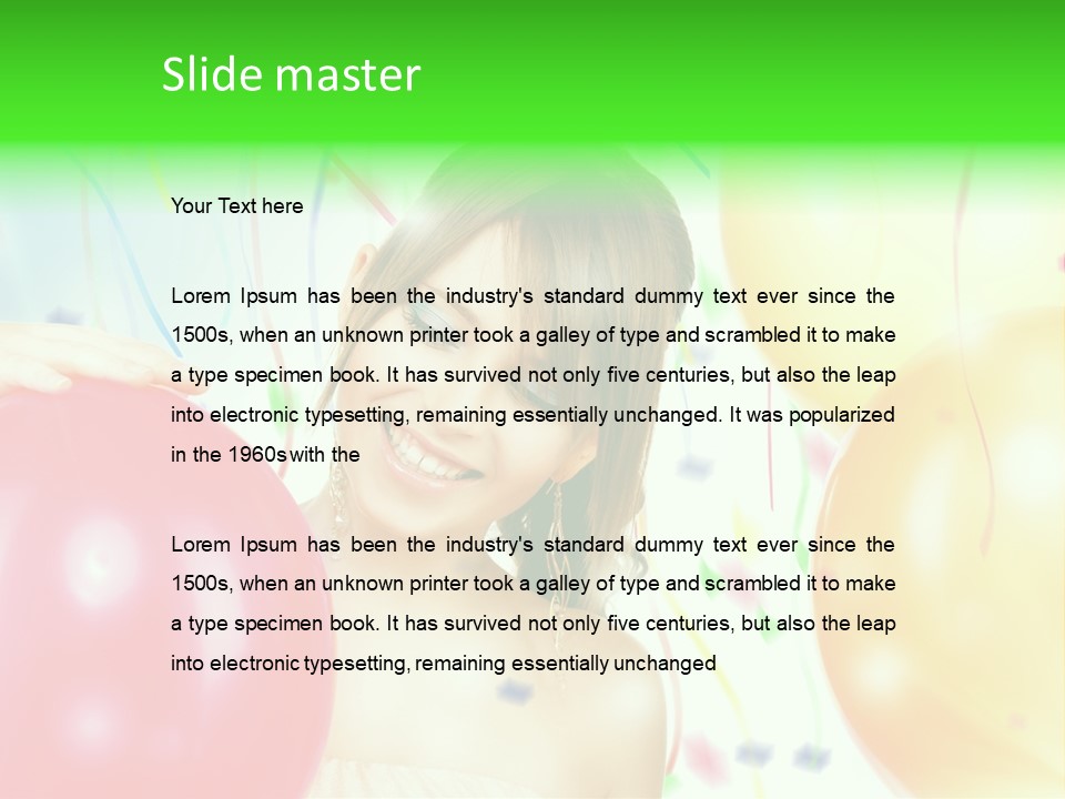 Adorable Pretty Vibrant PowerPoint Template