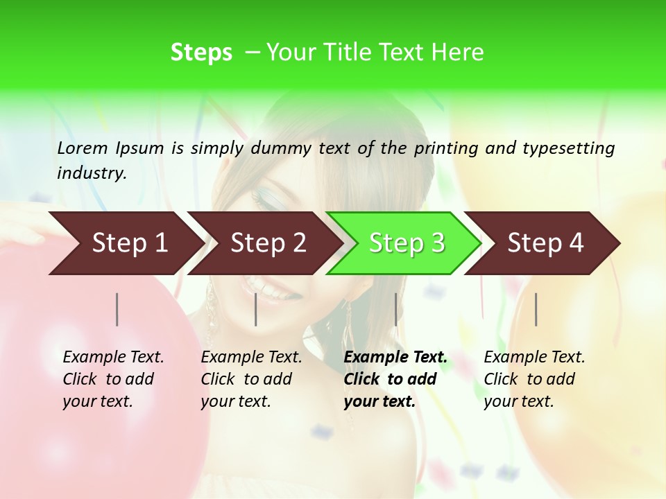 Adorable Pretty Vibrant PowerPoint Template