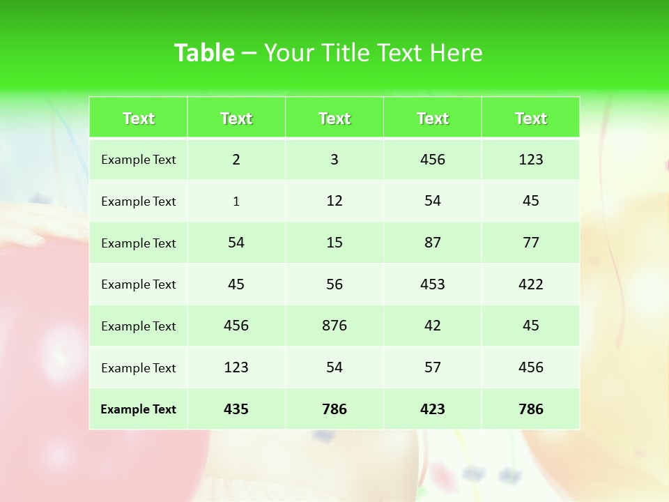 Adorable Pretty Vibrant PowerPoint Template