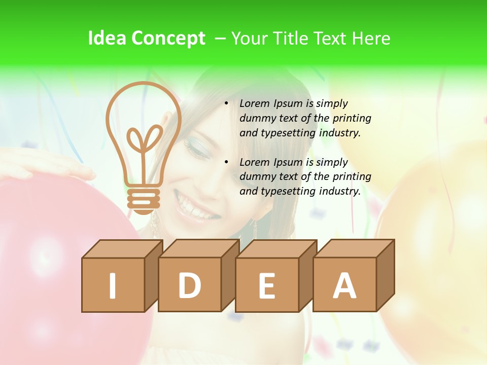 Adorable Pretty Vibrant PowerPoint Template