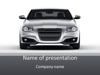 Luxury Design Sportscar PowerPoint Template