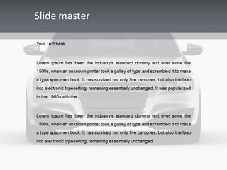 Luxury Design Sportscar PowerPoint Template