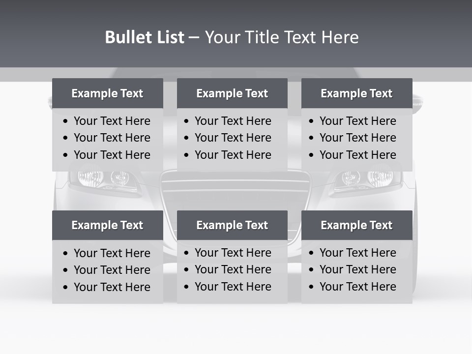 Luxury Design Sportscar PowerPoint Template