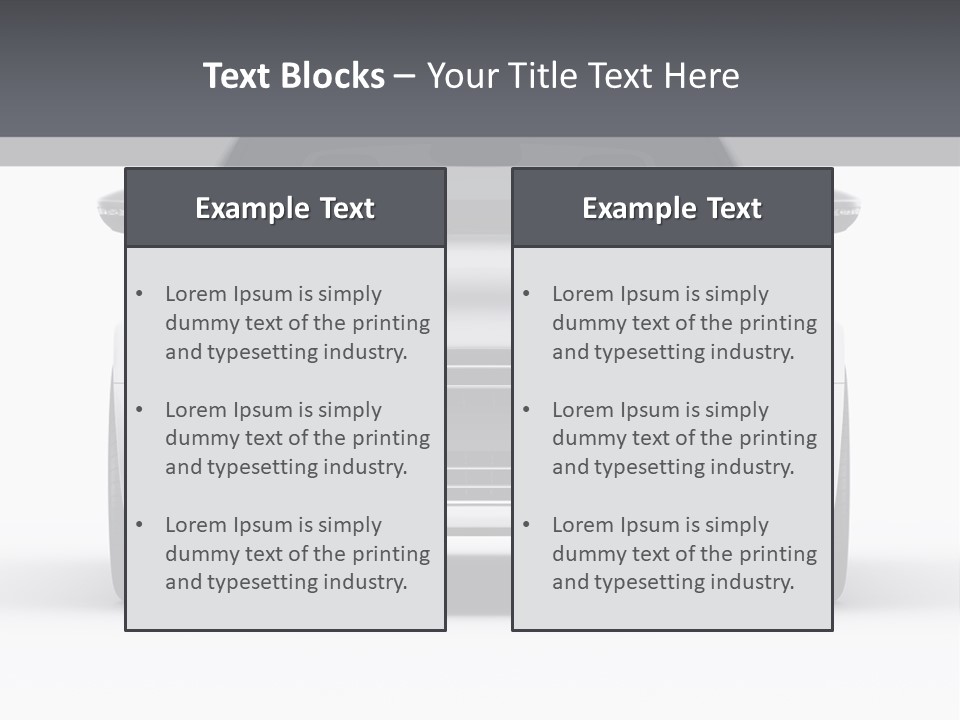 Luxury Design Sportscar PowerPoint Template
